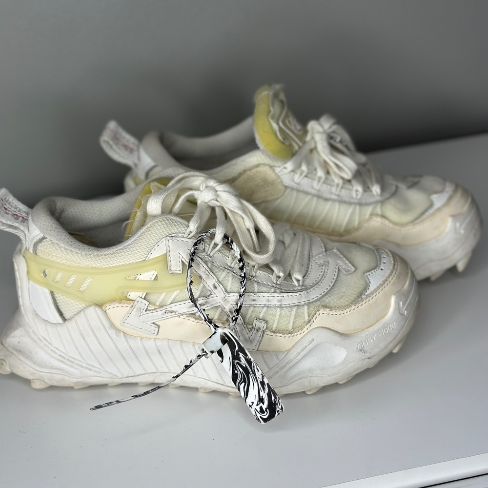 Off white sneakers